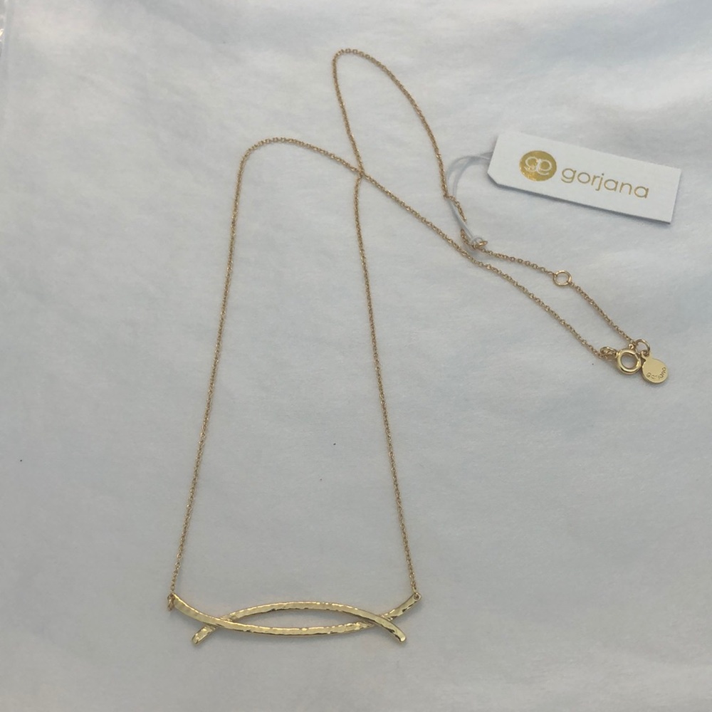 Gorjana Felix Necklace Gold Vermeil